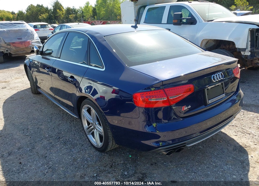 2014 AUDI S4 3.0T PREMIUM PLUS VIN: WAUDGAFL6EA127144