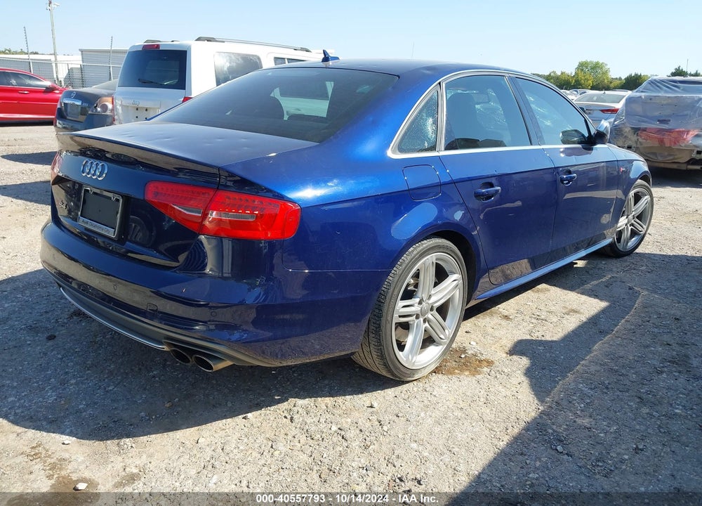 2014 AUDI S4 3.0T PREMIUM PLUS VIN: WAUDGAFL6EA127144