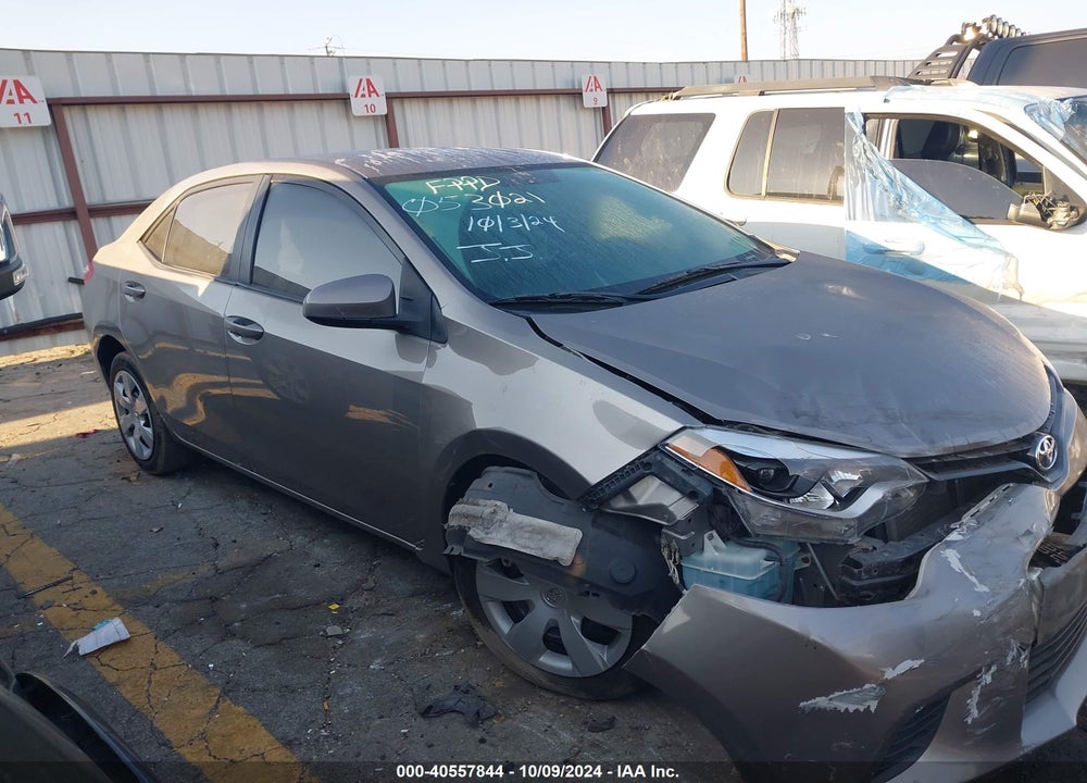 2014 TOYOTA COROLLA LE VIN: 2T1BURHE9EC053021