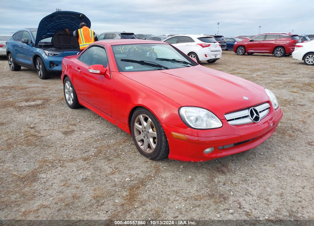 2001 MERCEDES-BENZ SLK 230 KOMPRESSOR VIN: WDBKK49F71F216636