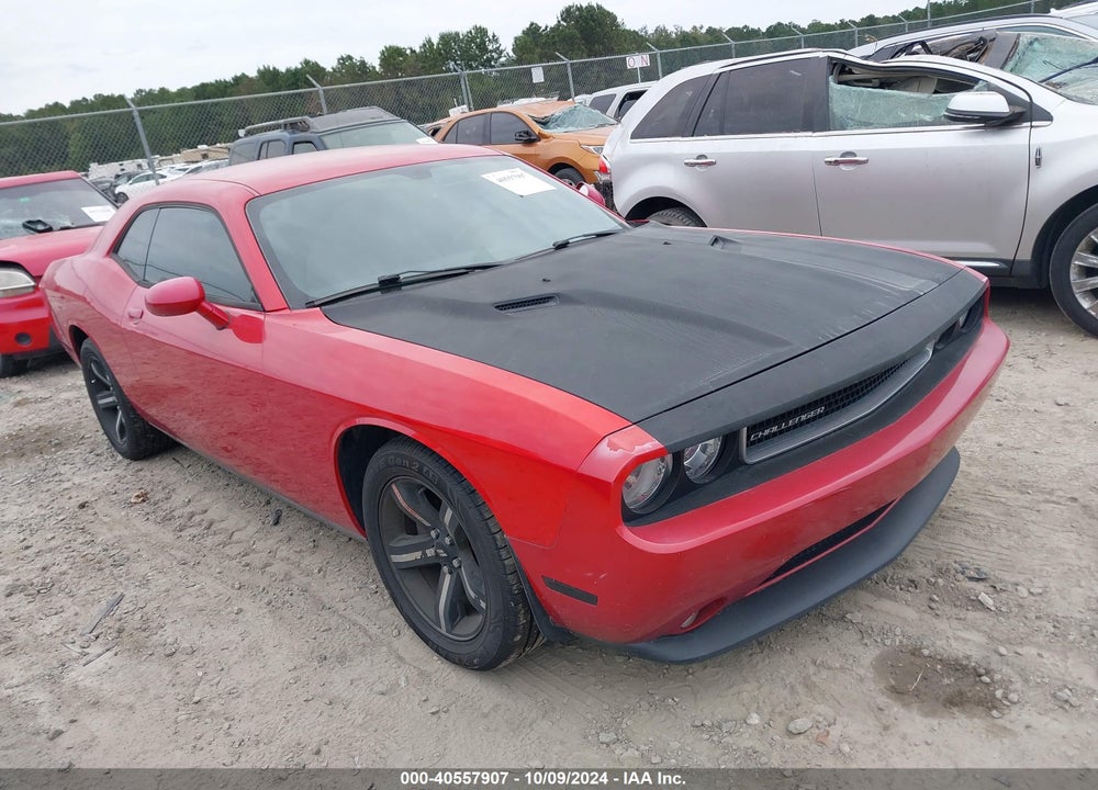 2012 DODGE CHALLENGER SXT VIN: 2C3CDYAG3CH134291
