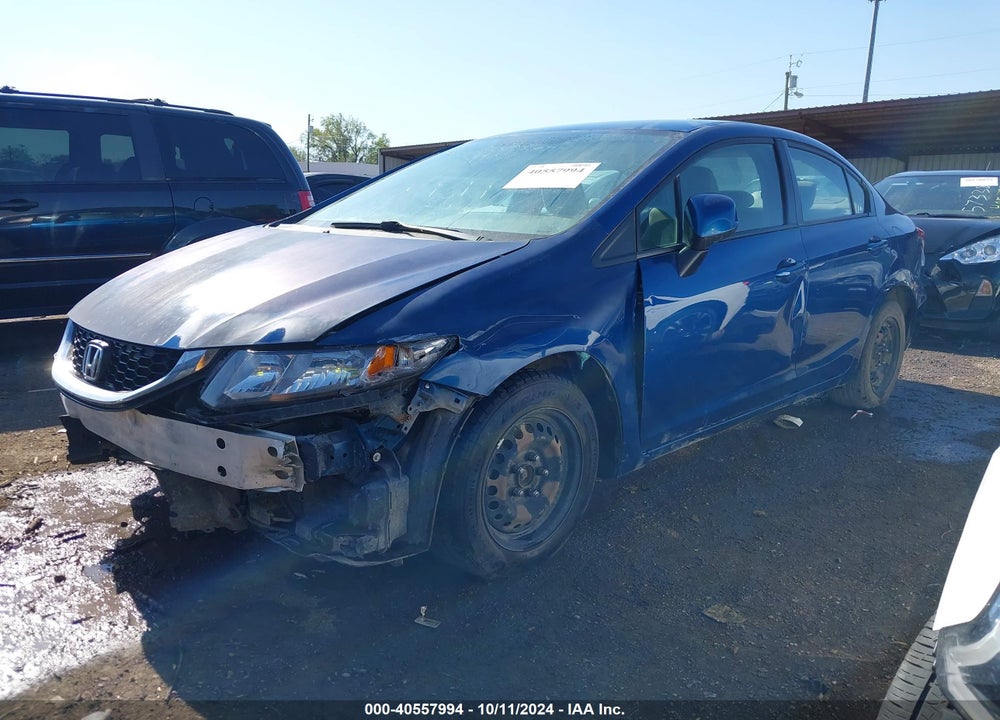 2013 HONDA CIVIC LX VIN: 2HGFB2F50DH561224