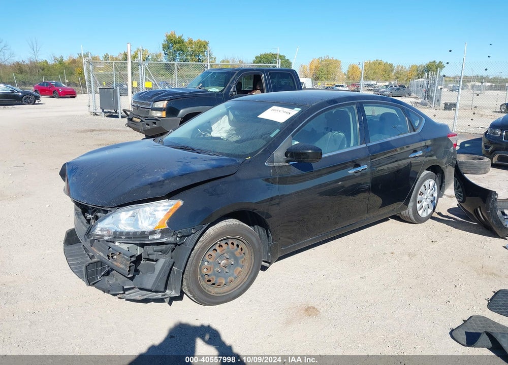 2014 NISSAN SENTRA SV VIN: 3N1AB7AP6EY335895