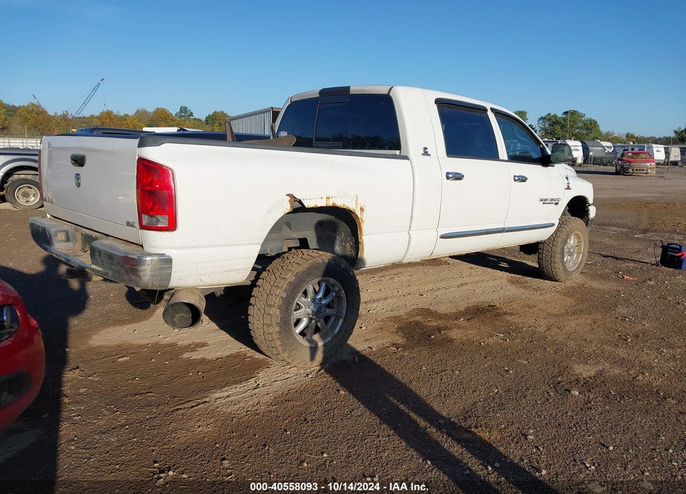 2006 DODGE RAM 3500 SLT VIN: 3D7LX39CX6G187717
