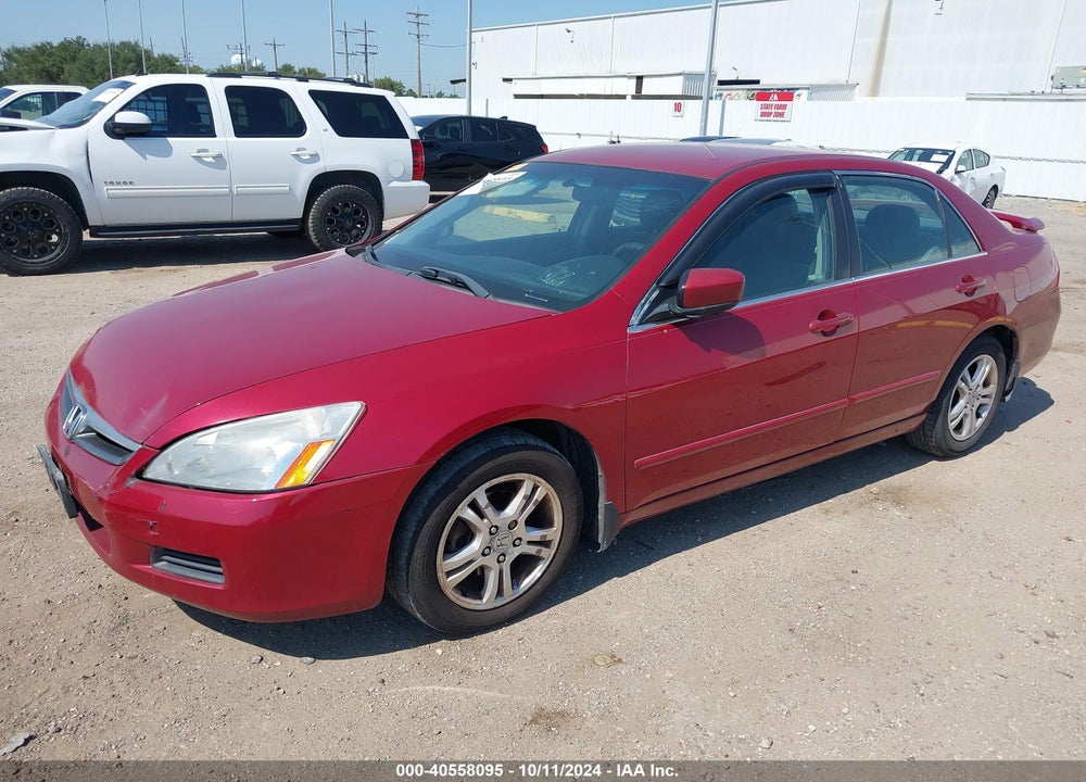 2007 HONDA ACCORD 2.4 SE VIN: 1HGCM563X7A055089