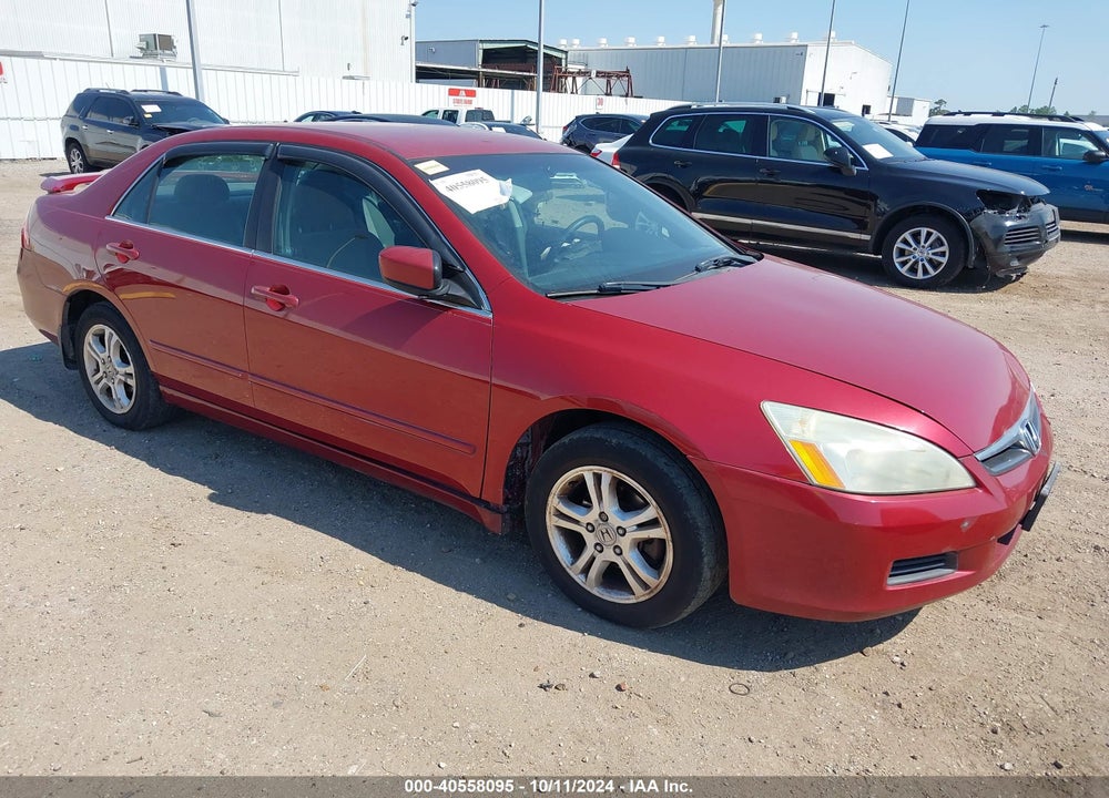2007 HONDA ACCORD 2.4 SE VIN: 1HGCM563X7A055089