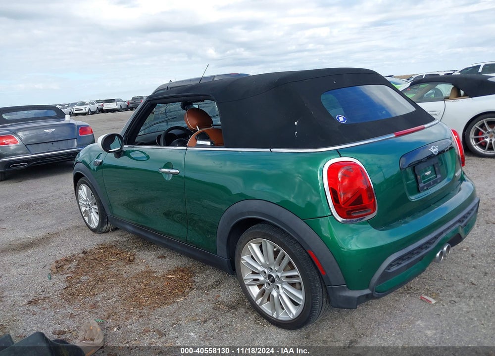 2023 MINI CONVERTIBLE COOPER S VIN: WMW43DL09P3P33018