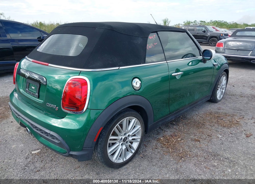 2023 MINI CONVERTIBLE COOPER S VIN: WMW43DL09P3P33018