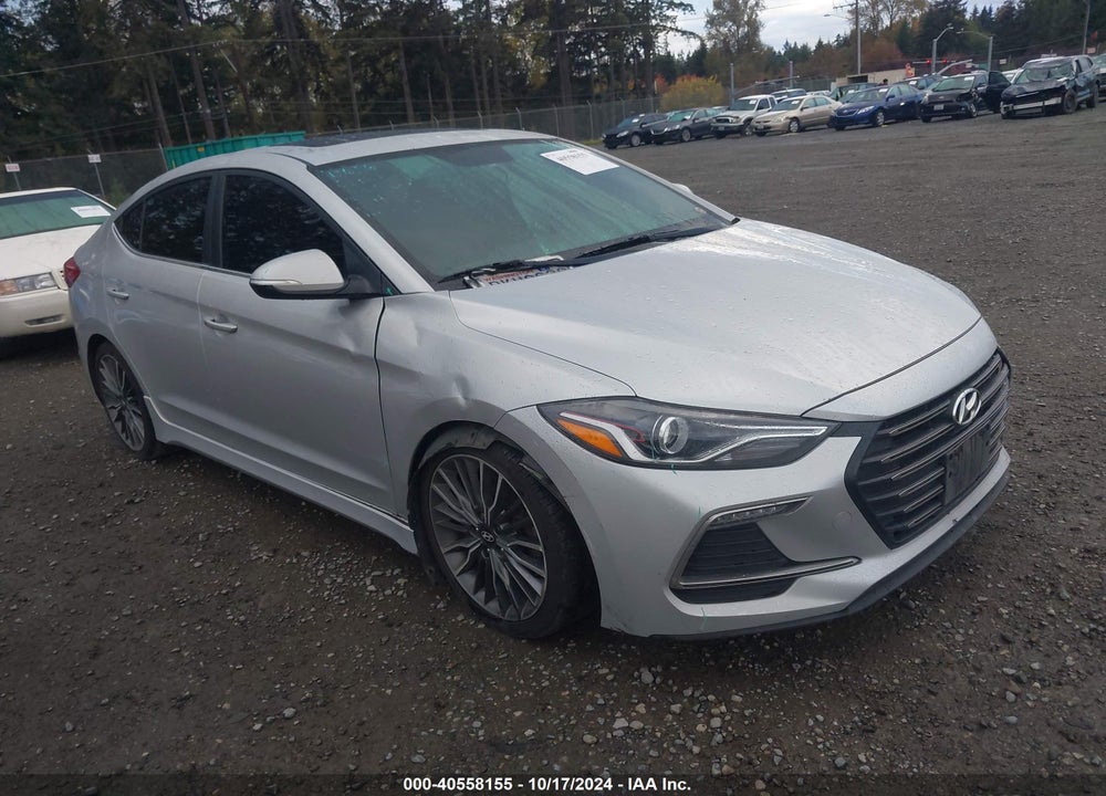 2018 HYUNDAI ELANTRA SPORT VIN: KMHD04LB9JU523934