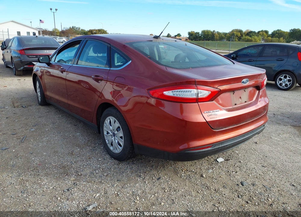 2014 FORD FUSION S VIN: 3FA6P0G79ER327731