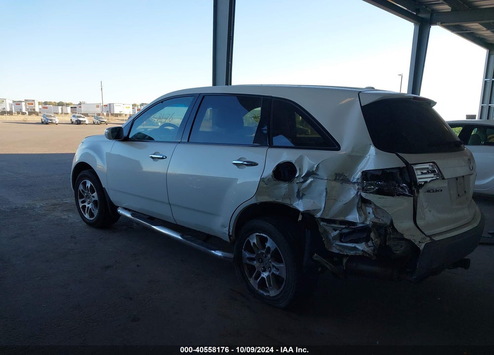 2007 ACURA MDX TECHNOLOGY PACKAGE VIN: 2HNYD28357H518770