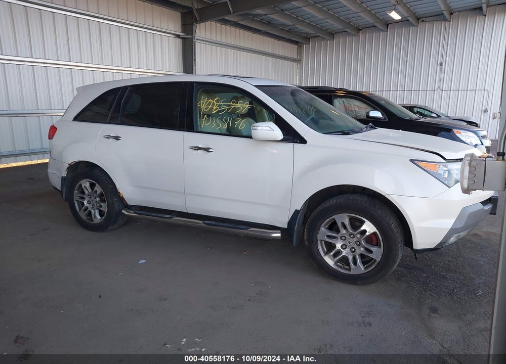 2007 ACURA MDX TECHNOLOGY PACKAGE VIN: 2HNYD28357H518770