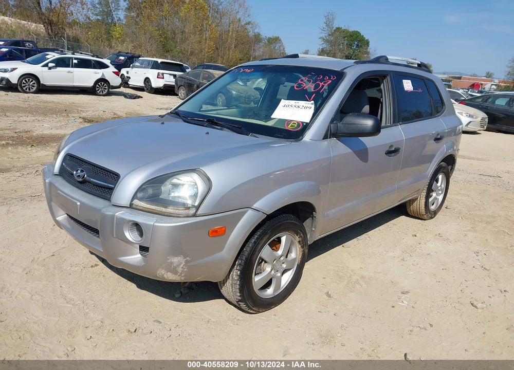 2005 HYUNDAI TUCSON GL VIN: KM8JM12B15U101864
