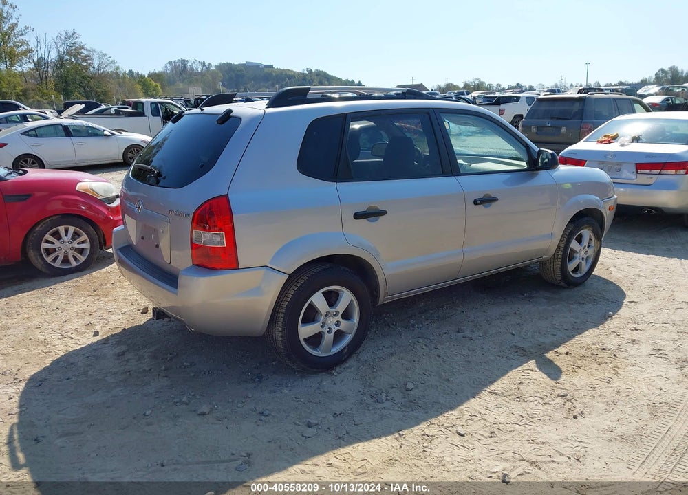 2005 HYUNDAI TUCSON GL VIN: KM8JM12B15U101864