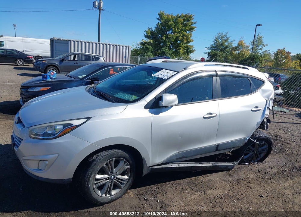 2014 HYUNDAI TUCSON SE VIN: KM8JU3AG0EU926304