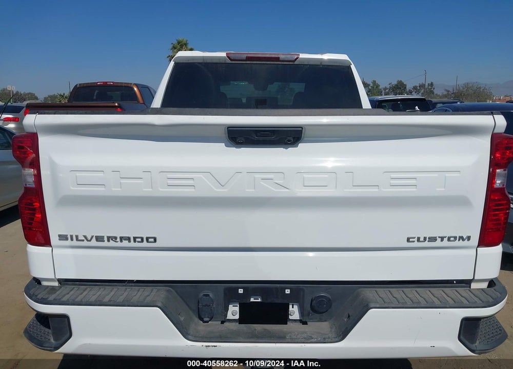2022 CHEVROLET SILVERADO 1500 2WD SHORT BED CUSTOM VIN: 1GCPABEK4NZ603442