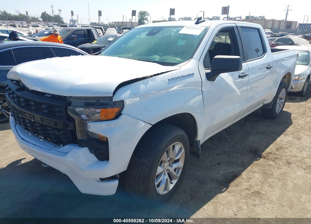 2022 CHEVROLET SILVERADO 1500 2WD SHORT BED CUSTOM VIN: 1GCPABEK4NZ603442