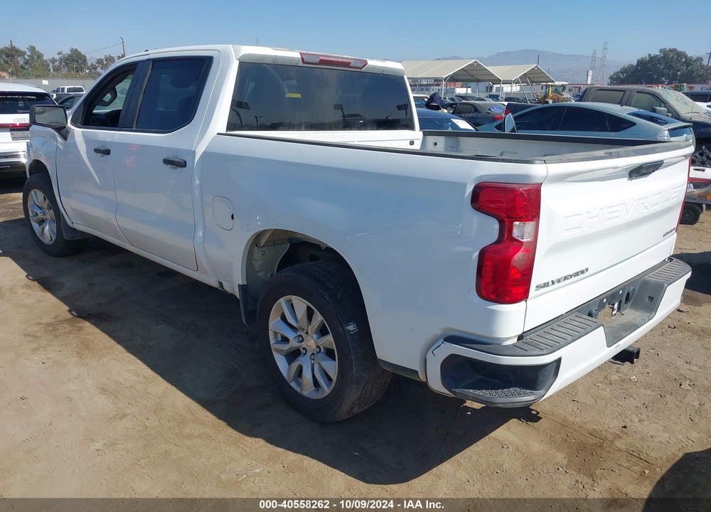 2022 CHEVROLET SILVERADO 1500 2WD SHORT BED CUSTOM VIN: 1GCPABEK4NZ603442