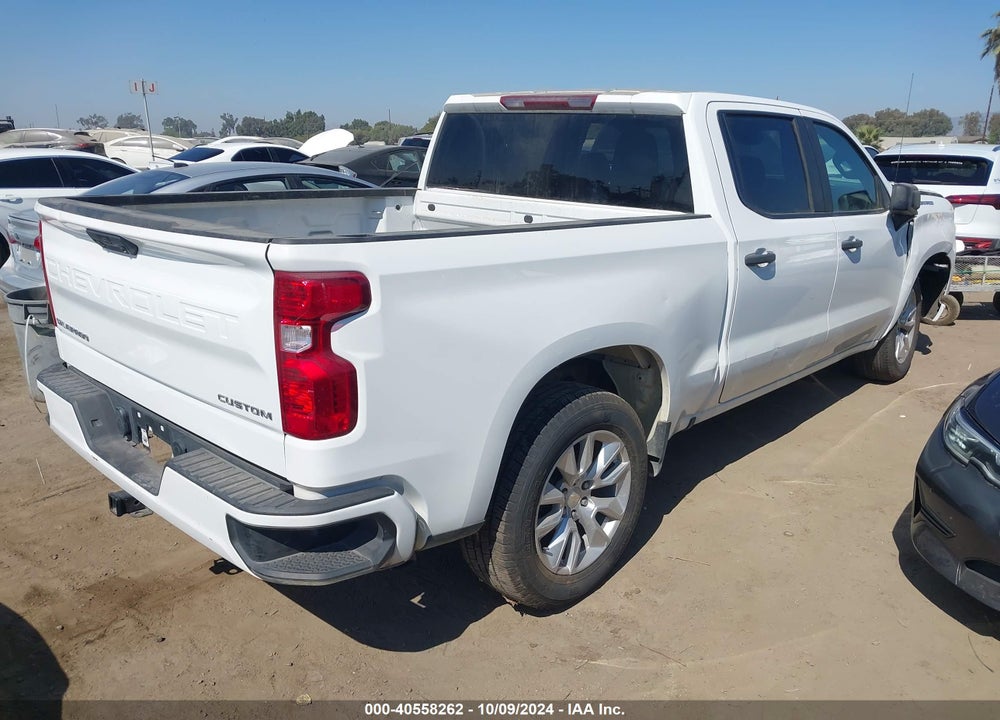 2022 CHEVROLET SILVERADO 1500 2WD SHORT BED CUSTOM VIN: 1GCPABEK4NZ603442