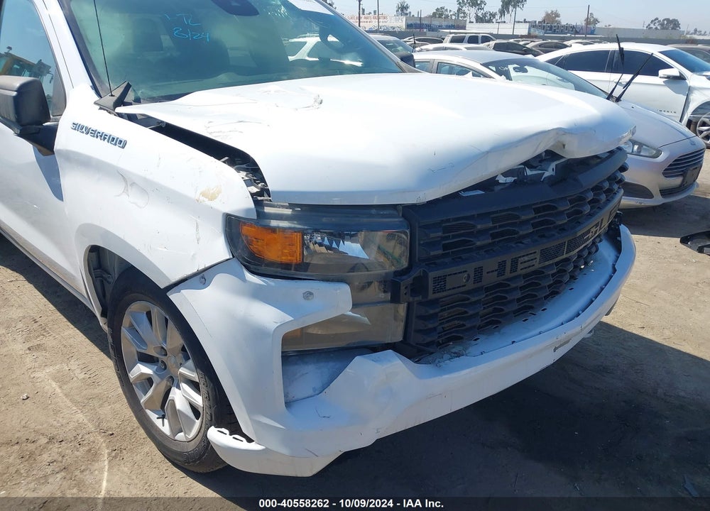 2022 CHEVROLET SILVERADO 1500 2WD SHORT BED CUSTOM VIN: 1GCPABEK4NZ603442