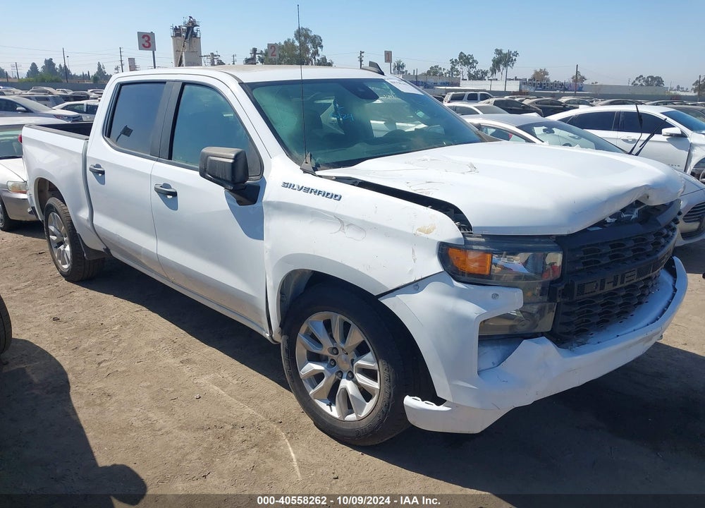 2022 CHEVROLET SILVERADO 1500 2WD SHORT BED CUSTOM VIN: 1GCPABEK4NZ603442