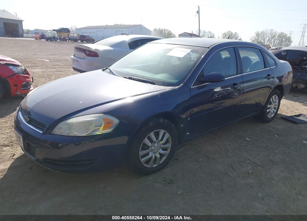 2008 CHEVROLET IMPALA LS VIN: 2G1WB58K581260488