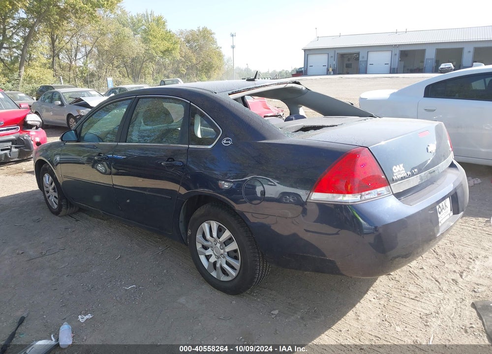 2008 CHEVROLET IMPALA LS VIN: 2G1WB58K581260488