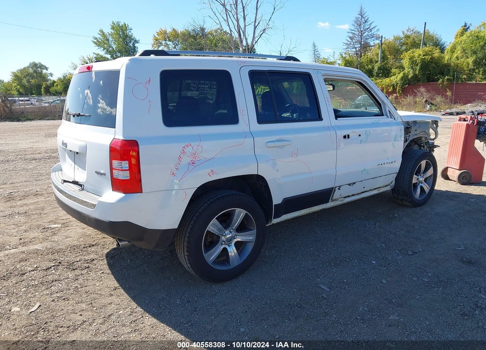 2017 JEEP PATRIOT HIGH ALTITUDE 4X4 VIN: 1C4NJRFB8HD112792
