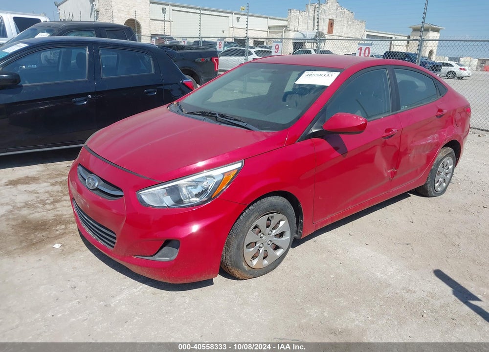 2017 HYUNDAI ACCENT SE VIN: KMHCT4AE6HU195091