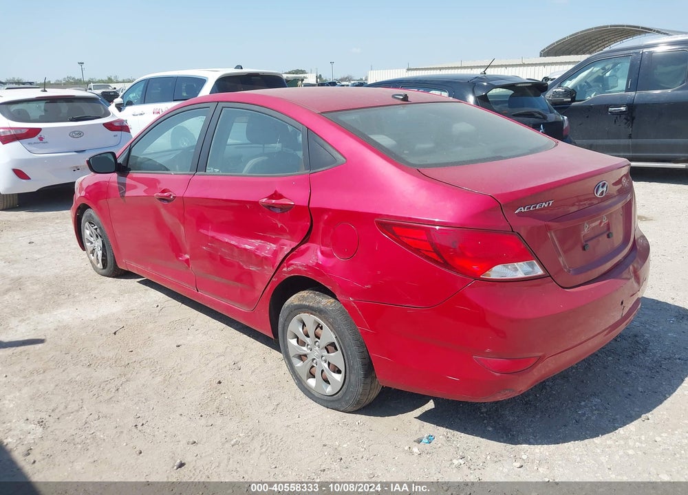 2017 HYUNDAI ACCENT SE VIN: KMHCT4AE6HU195091