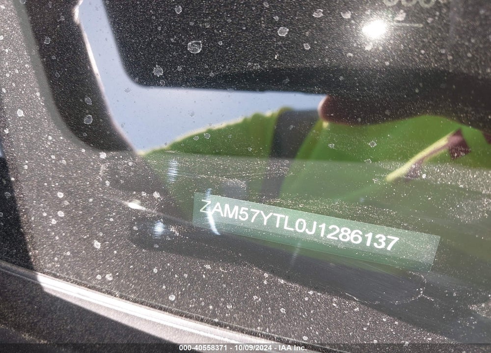 2018 MASERATI GHIBLI S Q4 GRANLUSSO VIN: ZAM57YTL0J1286137