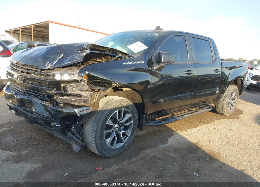 2021 CHEVROLET SILVERADO 1500 4WD SHORT BED RST VIN: 3GCUYEEDXMG270972