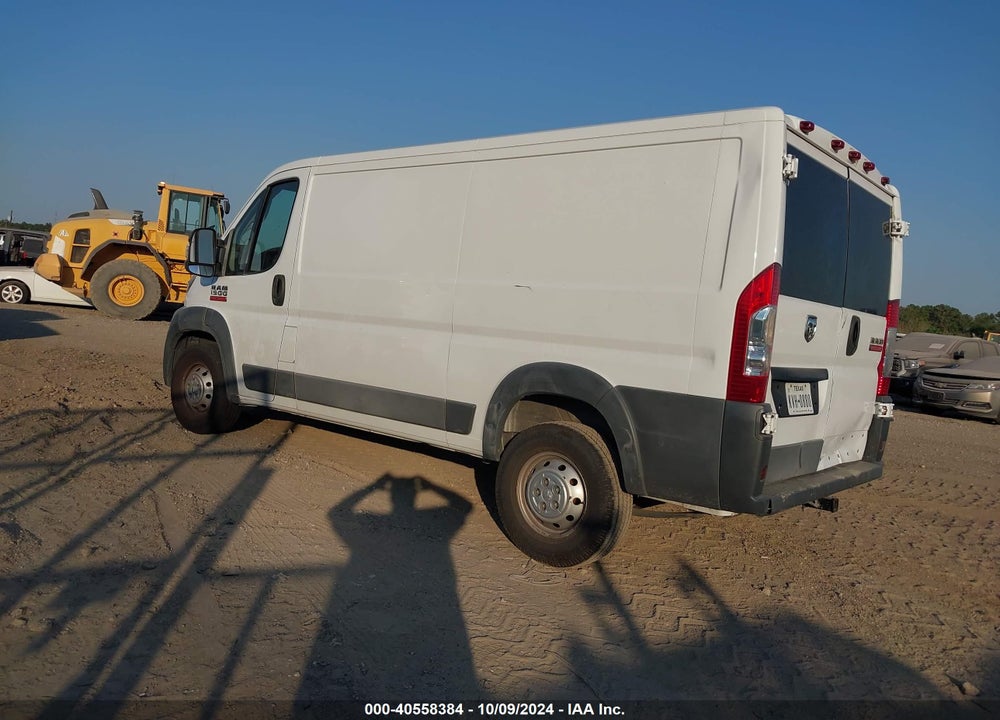 2017 RAM PROMASTER 1500 LOW ROOF 136 WB VIN: 3C6TRVAG3HE545776