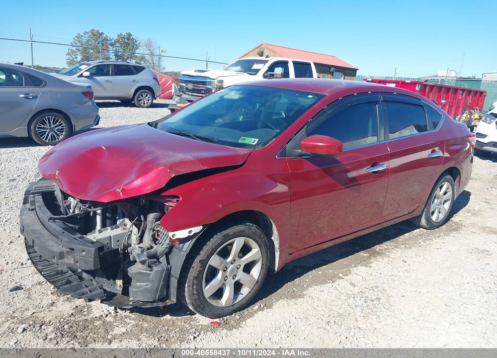 2015 NISSAN SENTRA SV VIN: 3N1AB7AP0FL693041