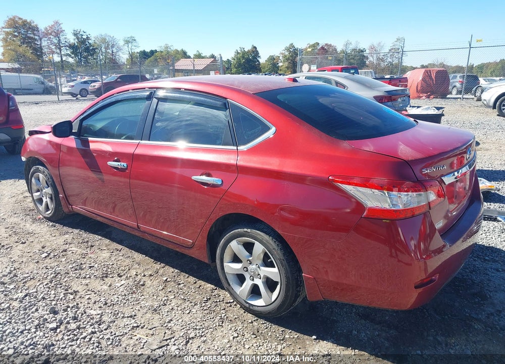 2015 NISSAN SENTRA SV VIN: 3N1AB7AP0FL693041