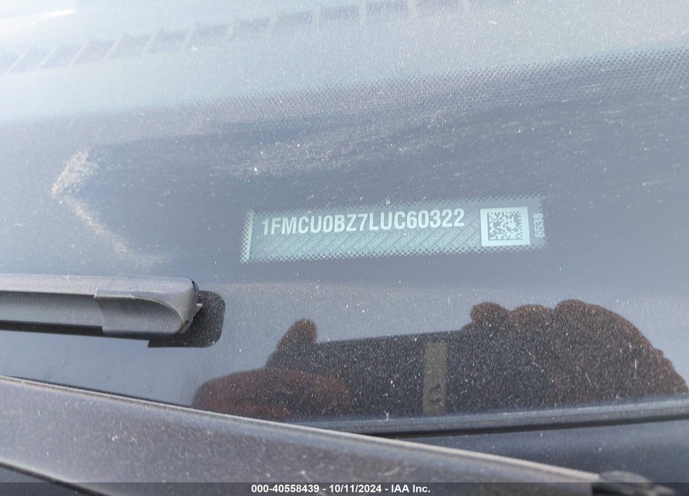 2020 FORD ESCAPE SE SPORT HYBRID VIN: 1FMCU0BZ7LUC60322