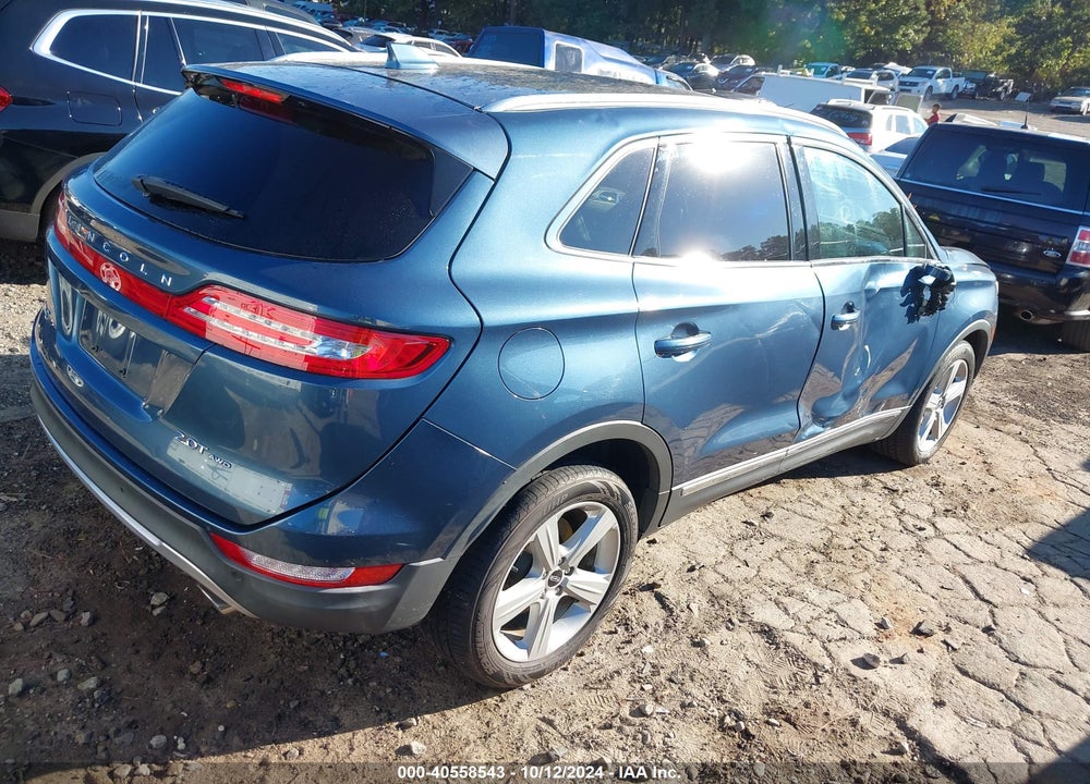 2018 LINCOLN MKC VIN: 5LMCJ1D9XJUL22625