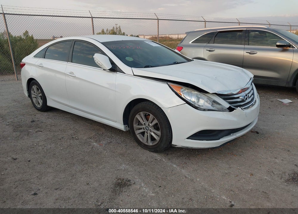 2014 HYUNDAI SONATA GLS VIN: 5NPEB4AC4EH941462