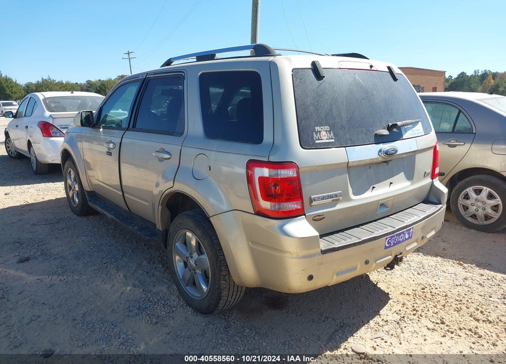 2012 FORD ESCAPE LIMITED VIN: 1FMCU0EG9CKB49485