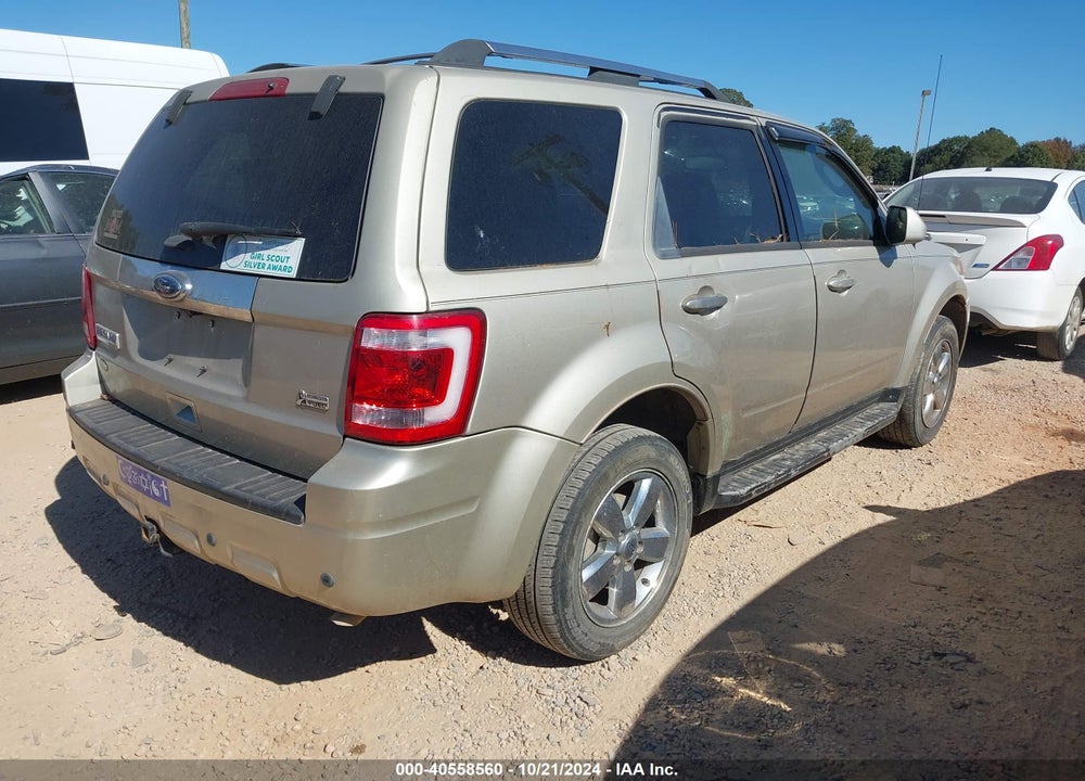 2012 FORD ESCAPE LIMITED VIN: 1FMCU0EG9CKB49485