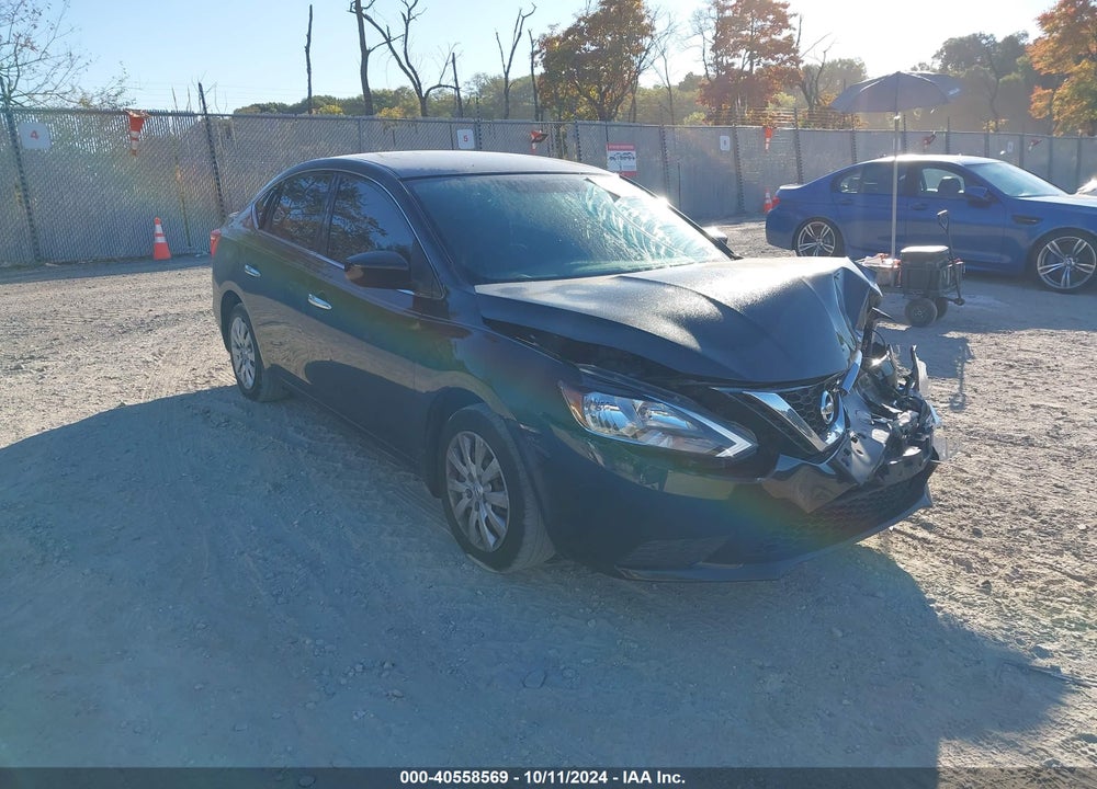 2017 NISSAN SENTRA SV VIN: 3N1AB7AP6HY352104