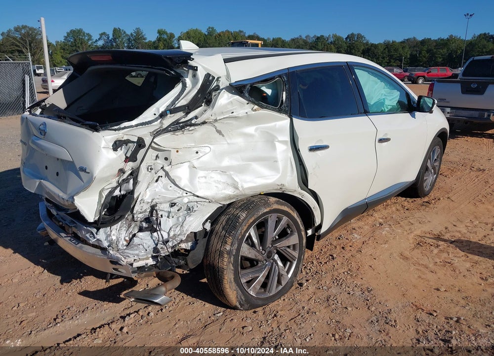 2021 NISSAN MURANO SL FWD VIN: 5N1AZ2CJ3MC104475