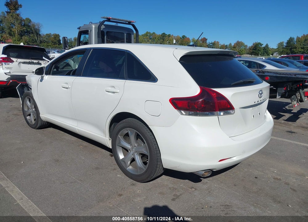 2013 TOYOTA VENZA LE V6 VIN: 4T3ZK3BBXDU060600