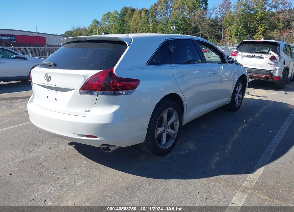 2013 TOYOTA VENZA LE V6 VIN: 4T3ZK3BBXDU060600
