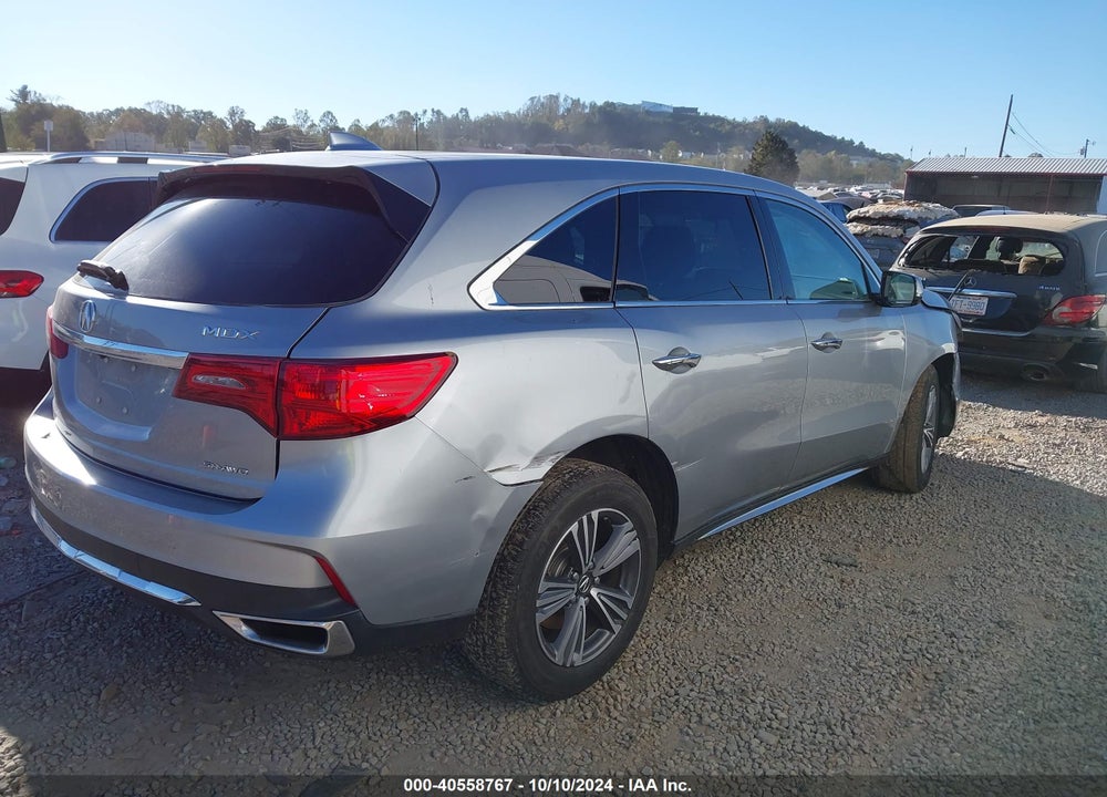 2020 ACURA MDX STANDARD VIN: 5J8YD4H3XLL029460