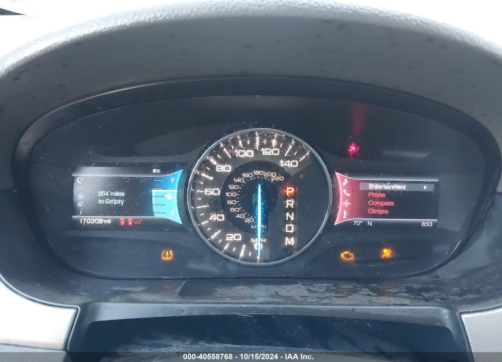 2011 FORD EDGE SEL VIN: 2FMDK3JC6BBA51988