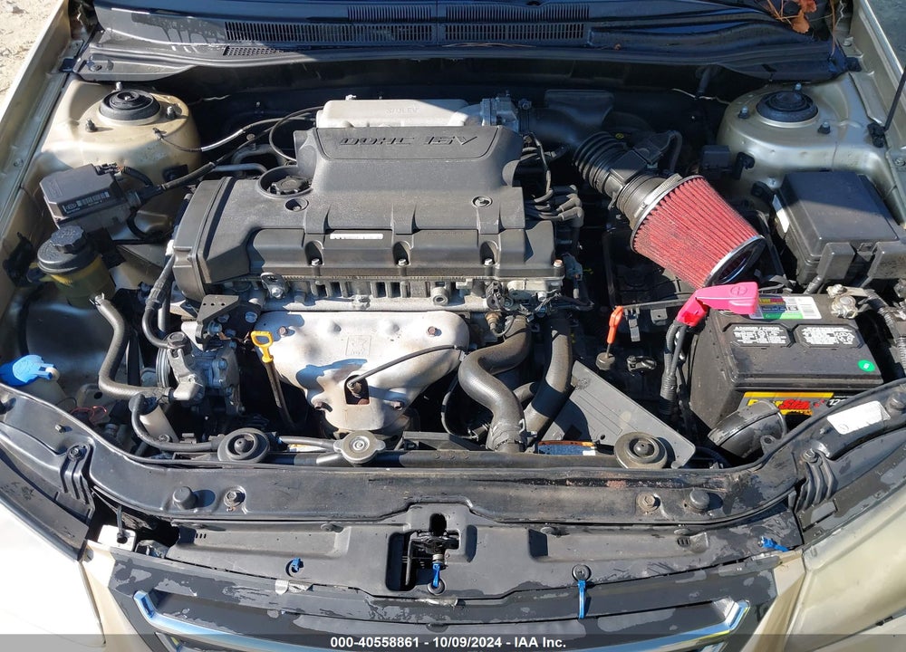 2009 KIA SPECTRA EX VIN: KNAFE221695653913