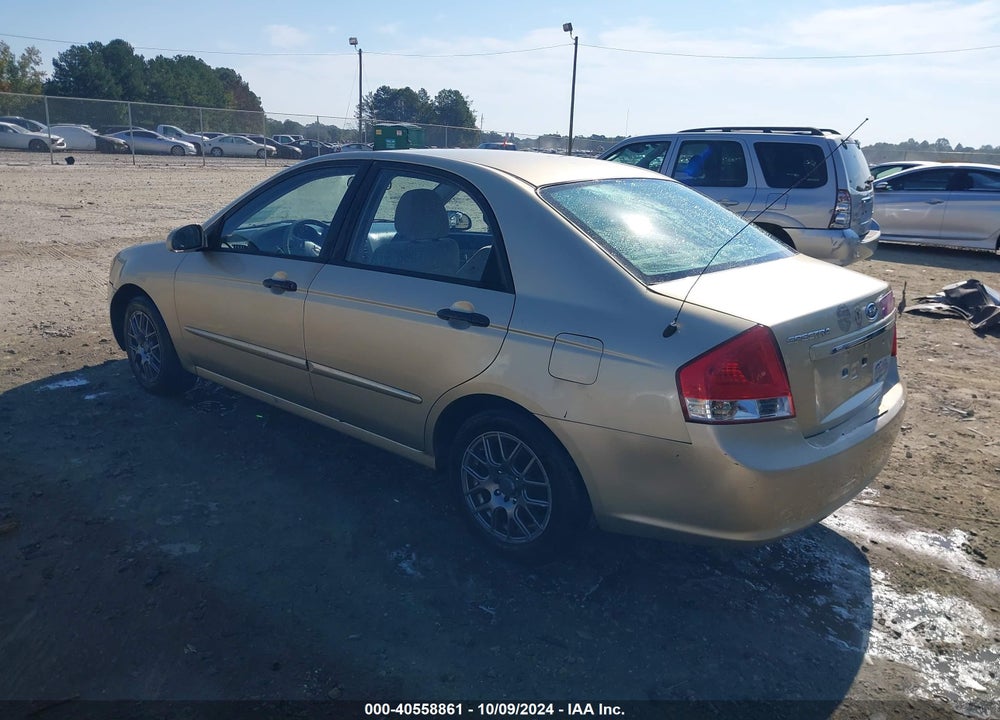 2009 KIA SPECTRA EX VIN: KNAFE221695653913