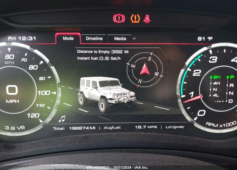 2007 JEEP WRANGLER UNLIMITED SAHARA VIN: 1J4GA59107L166879
