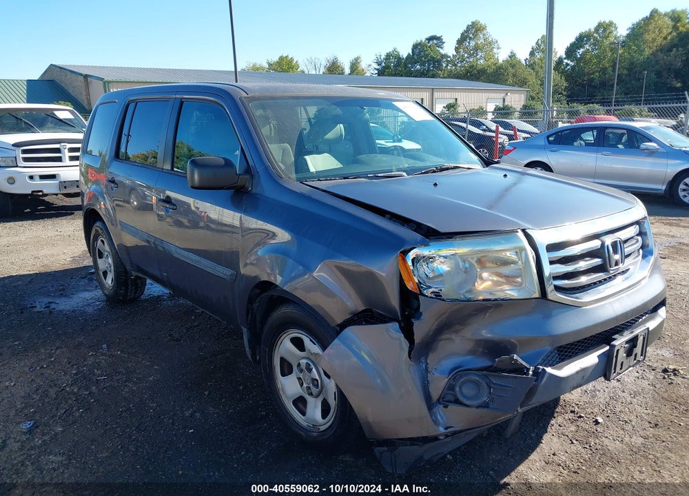 2015 HONDA PILOT LX VIN: 5FNYF4H28FB019176